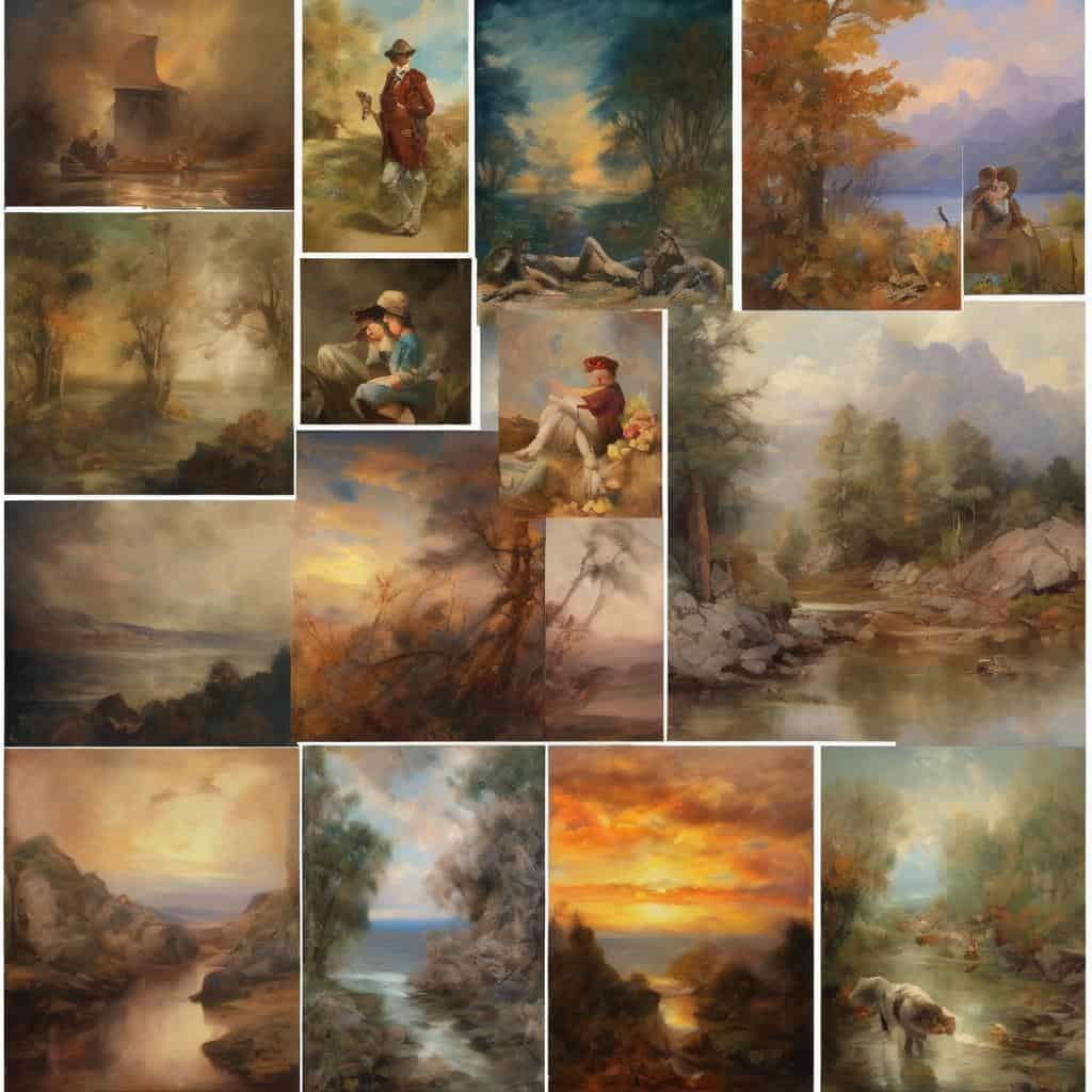 Ολανδίου πίνακες ζωγραφικής τοπίων από σημαντικούς καλλιτέχνες της ανθρωπότητας.